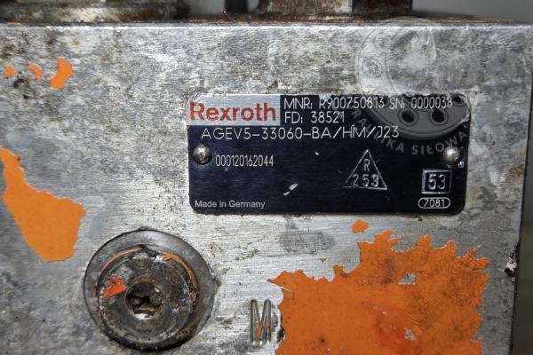 BLOK ZAWOROWY REXROTH R900750813 AGEV5-33060-BA/HM/J23