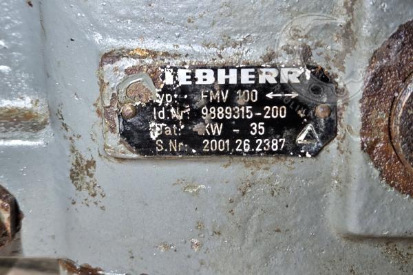 SILNIK LIEBHERR FMV100 9889315 - 200 Z ZAWOREM HAMOWANIA