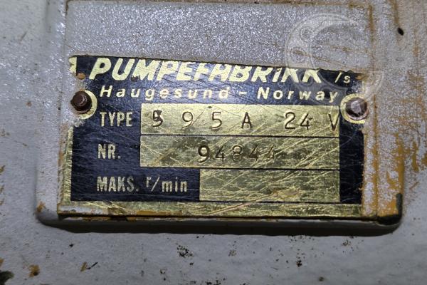 POMPA WSPOMAGANIA - ELEKTROHYDRAULICZNA PUMPEFABRIK 595A 24V