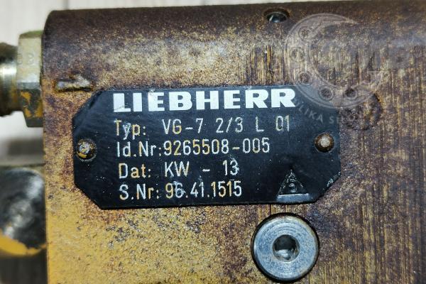 Liebherr zawór jazdy VG-7 2/3 L 01
