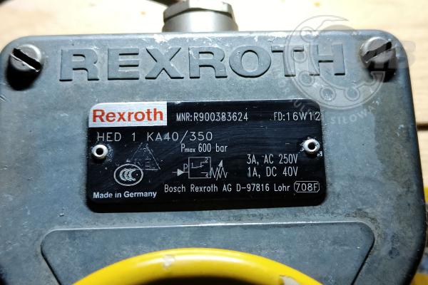 Rexroth wyłącznik ciśnieniowy HED 1 KA4X/350