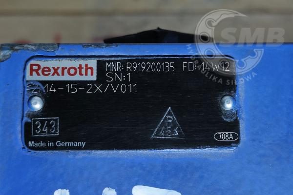 Rozdzielacz hydrauliczny 2 sekcyjny 2M4-15-2X/V011 REXROTH