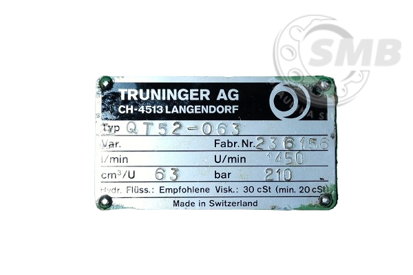 POMPA TRUNINGER QT52-063