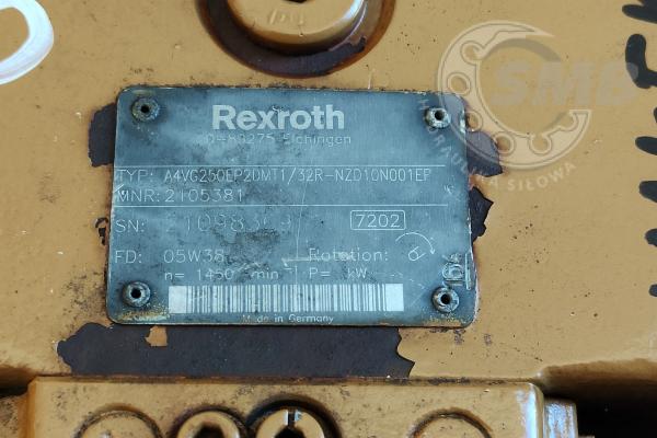 POMPA REXROTH A4VG250EP2DMT1/32R-NZD10N001EP