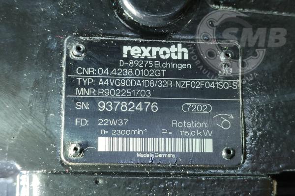 POMPA REXROTH A4VG90DA1D8/32R-NZF02F041SQ-S