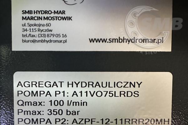 Agregat hydrauliczny 350/100bar